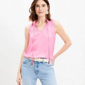 LOFT Pink Sleeveless Women's Top